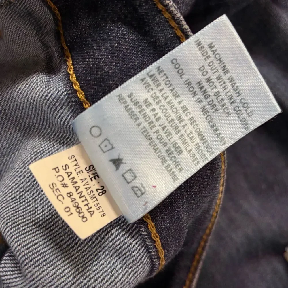 Joe's Jeans Samantha Porkchop Pocket Soft Y2K Classic Boot Cut Jeans Size 28